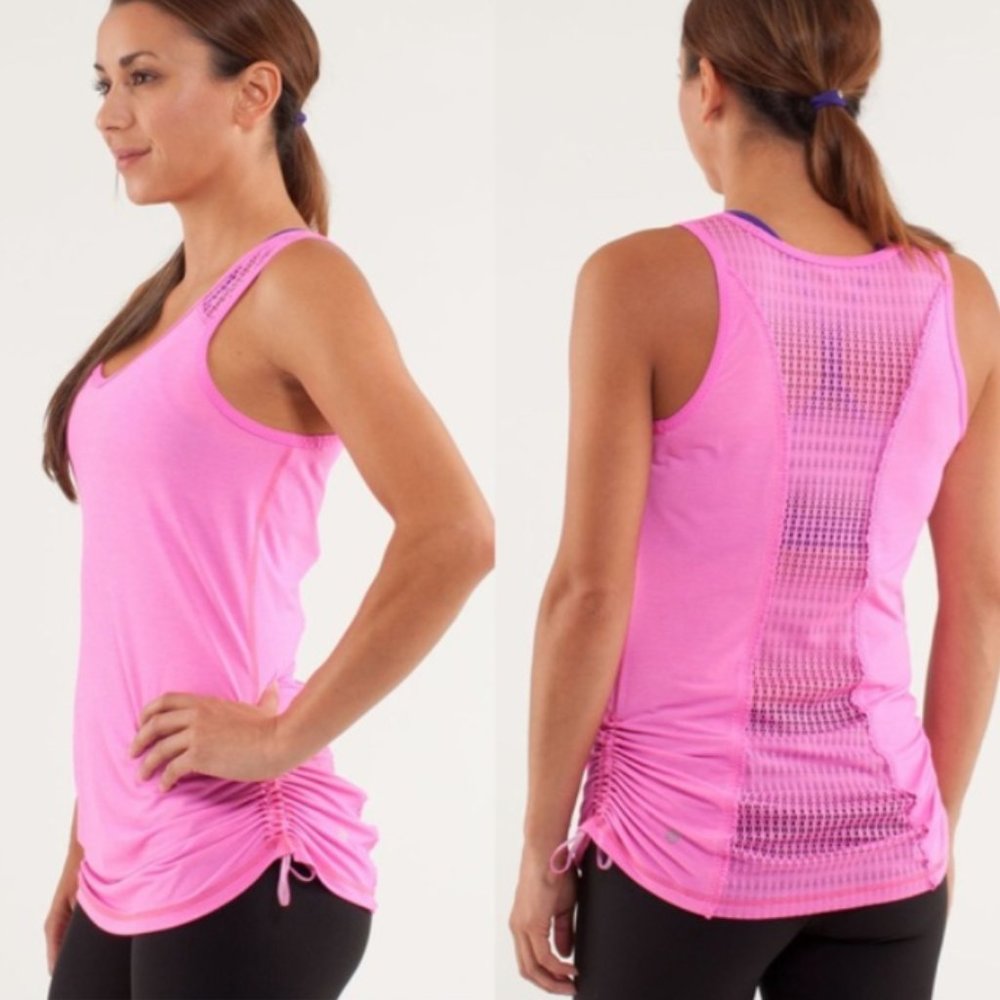 Lululemon Athletica Vibrant Pink Tank Top